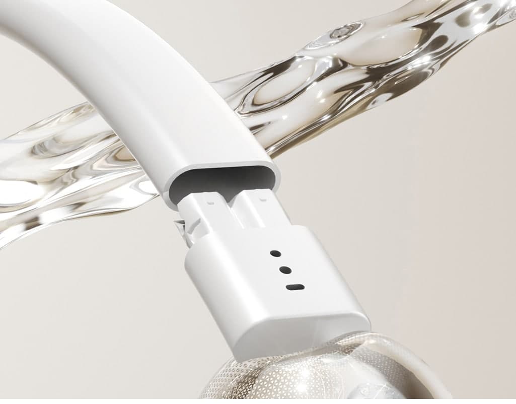 Removable hygienic nozzle smart toilet feature